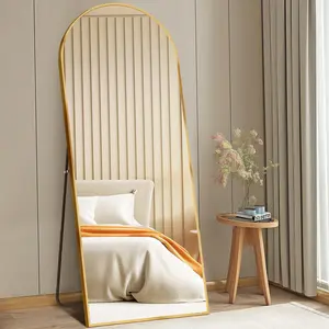 Full Length Mirror Floor Mirror Standing Hanging or Leaning Wall standing mirror home decor, Upgraded Nano Glass