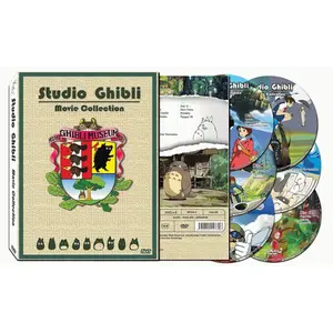 Hayao Miyazaki & Studio Ghibli Deluxe Edition 17 Best Films Collection, 6-Disc Enchanting Anime DVDs for All Ages