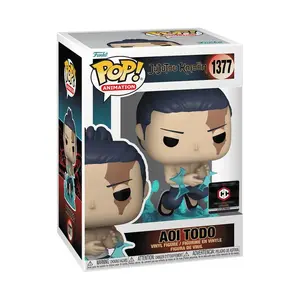 Funko Pop! Jujutsu Kaisen - Aoi Todo (Clap) (Chalice Collectibles) (Common) #1377 Exclusive Fashion Vinyl Figure Collector Set