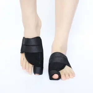 Multi-Use Toe Splint Protector - Black Design for Day & Night Toe Care & Comfort