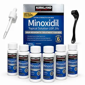 Kirkland 5% Minoxidil Topical Solution for Men & Women | Scalp Care for Thin & Uneven Hair 3-Month Supply, Revitalizes Hair Follicles, Boosts Hair Volume & Restores Thick Healthy Hair, Skin Lab Tested