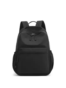 1pc  Women's backpack with solid color and clean color, zipper closure, fashionable and versatile, casual and simple, Portable Lightweight Daily Backpack, suitable for students to go to school, campus, work, commuting, shopping, women's backpack