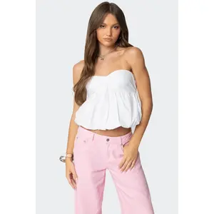 Serina Strapless Bubble Top