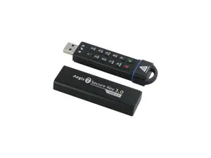 Apricorn Aegis Secure Key 60GB FIPS 140-2 Level 3 Validated USB 3.0 Flash Drive with PIN Access 256bit AES Encryption ASK3-60GB