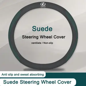 Lexus Ux250h Tx350 Tx500h Tx550h+ Ux300e Lx600 Lm Lbx Is Rz Gx RC Car Antislip Leather Steering Wheel Cover, Durable & Comfortable Grip