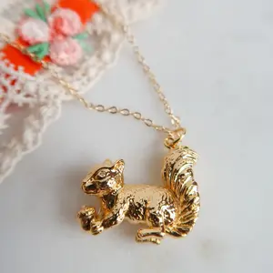 Friendly Neighborhood Squirrel Necklace