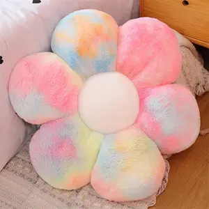 19.6” Flower Shaped Throw Pillow – Colorful Cute Daisy Cushion for Kids & Adults, Soft Seating Pillow for Couch, Bed & Room Decor