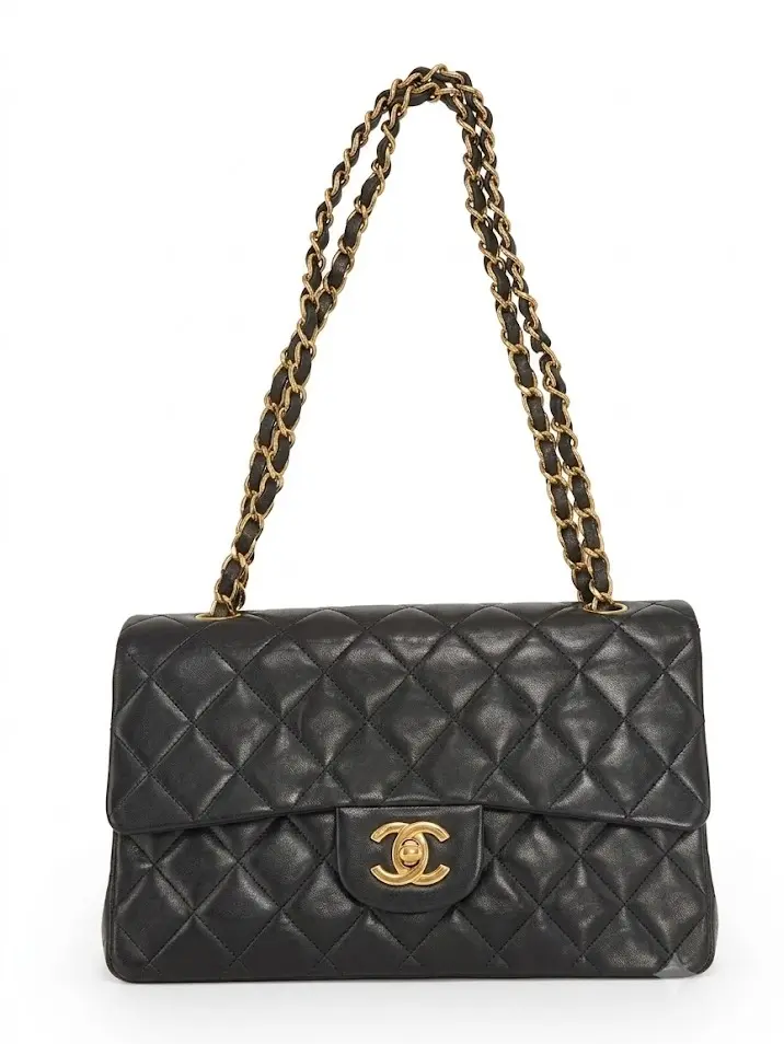 Pre-owned CHANEL Lambskin Shoulder Bags CHANEL's iconic "Matelassé Classic Flap Bag" 4000043366893