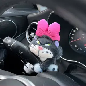 Cute Cat Design Car Interior Decoration, Car Center Console Ornament, Cute Car Accessories for Women & Girls