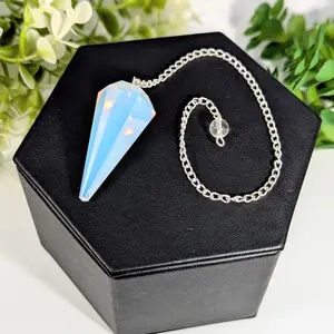Opalite Pendulum with Opalescent Rainbow Hues