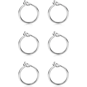 MILACOLATO 3 Pairs 925 Sterling Silver Small Hoop Earrings for Women Sleeper Tiny Hoop Earrings Cartilage Piercing Jewelry Set 8MM 10MM 12MM
