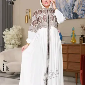 Beautiful Abaya for My Lovely Ladies with Elegant Design Model 195 in Sizes  3XL-58
