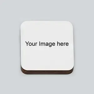 Custom Photo Gifts Square MDF Magnet, White, Sublimation Coating, 2.95 x 2.95 Inches, Personalized Refrigerator Magnet