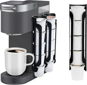 K Cup Holder for Keurig: Coffee Pod Holder for Counter Small Space - Kcup holders for Wall Mount 2PC