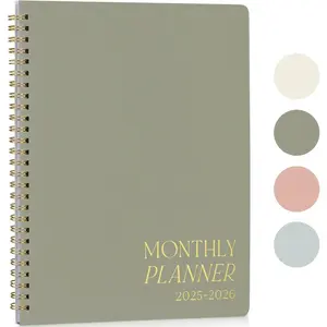 Beautiful 2025-2026 Monthly Planner and Calendar Book-To Do List Notebook That Easily Organizes Your Tasks to Boost Productivity-Runs From January 2025 Until December 2026
