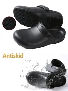 Professional Anti-Slip Hole Shoes, Chef Kitchen Work Shoes, Durable Rubber Sole, Lightweight Breathable Safety Protection, Work Protective Shoes