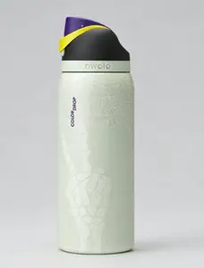 Limited Edition Owala Skeleton Peace Sign Water Bottle - 24hr Cold Insulated, Leak-Proof, Halloween Glow-in-the-Dark Design32oz Skeleton Web Water Bottle - Stainless Steel, Leak-Proof Flip-Top Lid Drinkware Flasks Bottled Mug Tumbler Portable