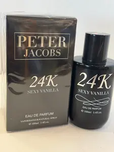 Peter Jacobs 24K SEXY VANILLA HOMME 3.4 oz / 100 ML Eau de Parfum EDP Spray for Men Regular Edition SEALED BOX