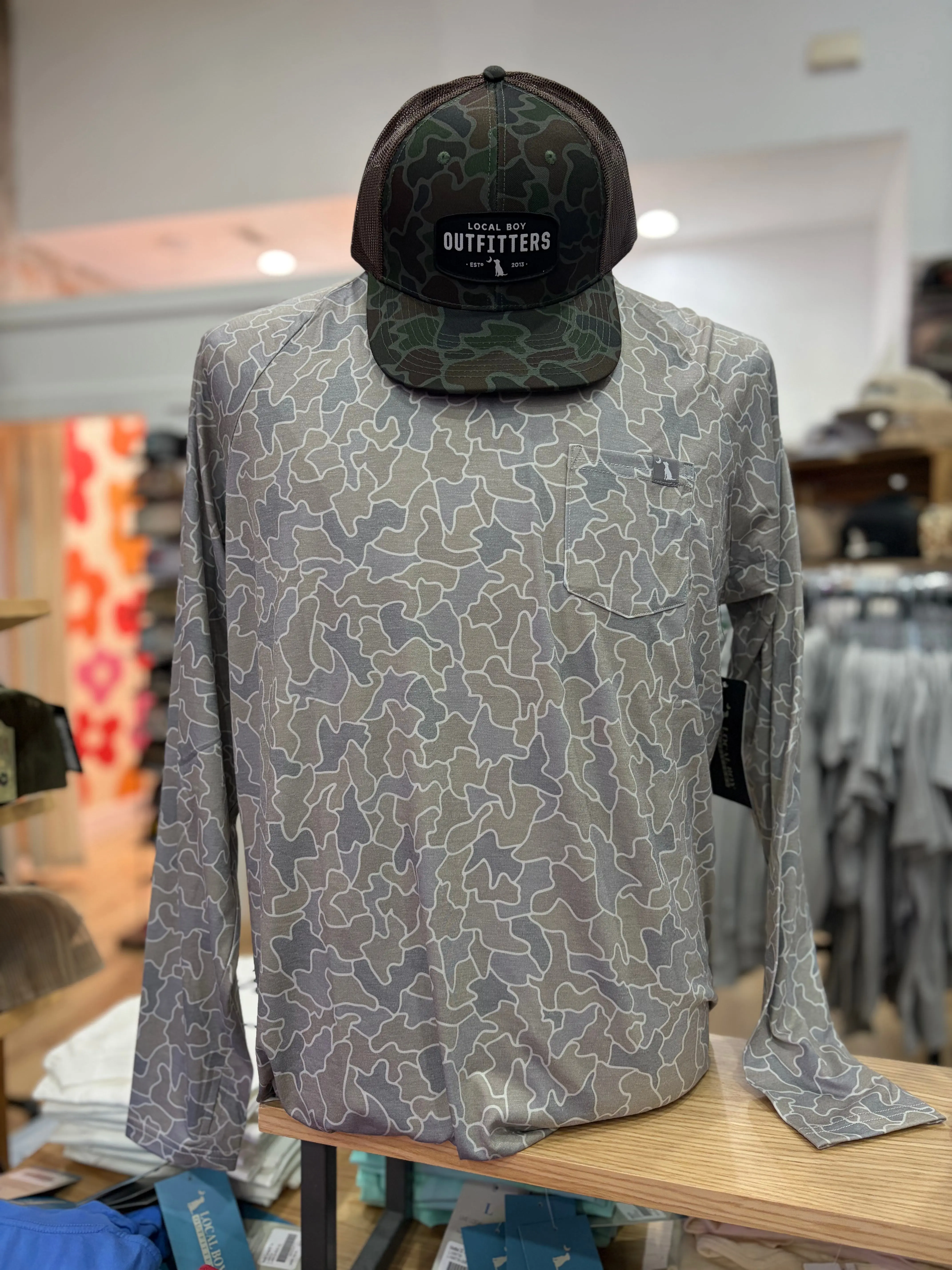 Local Boy Heather Blend Crew - Gray Cobblestone