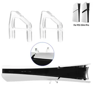 Console Vertical Stand with Controller Charging Station, Console Cooling Fan, Console Accessories for PS5 Slim/Pro, Console Accessories