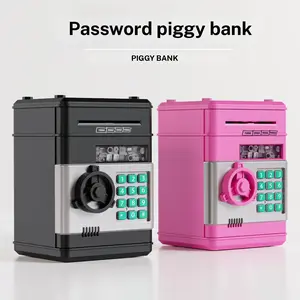 Electronic mini ATM piggy bank for kids, piggy bank with password lock, secure coin storage box toy, perfect gift for boys and girls #KidsATM #PiggyBank #SecureToys