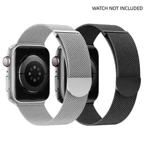 Milanese Loop Watch Band (Band Only), Smartwatch Strap, Stainless Steel Watch Band for Apple Watch Series 5 6 SE 7 8 9 10 Ultra 2 49mm, Smart Watch Accessories, Wearable