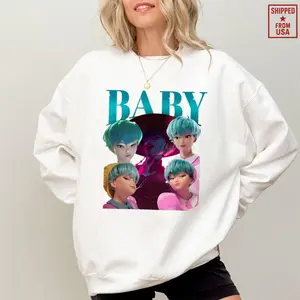 Made in USA – Baby Saja Boys Demon Sweatshirt – Kpop Fan Merch Pullover, Cozy Anime Streetwear
