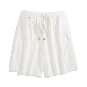 Peacebird Men's Casual Embroidered Shorts