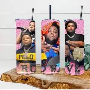 Rod wave Tumbler Pink 20 oz Drinkware