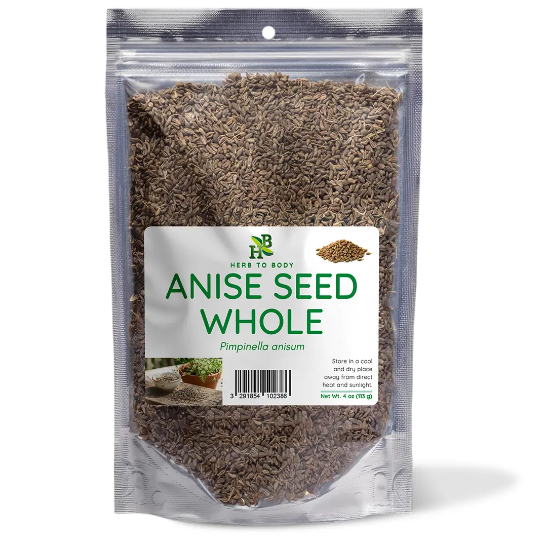 Whole Anise Seed – Sweet Licorice-Flavor, 4 oz | Herb To Body