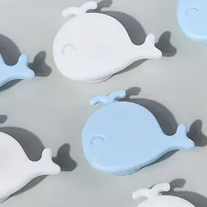 Water Faucet Overflow Ring, Unique Whale Design, Plastic Decorative Accessory, Anti-Clog Sink Prevents Hair Clogging