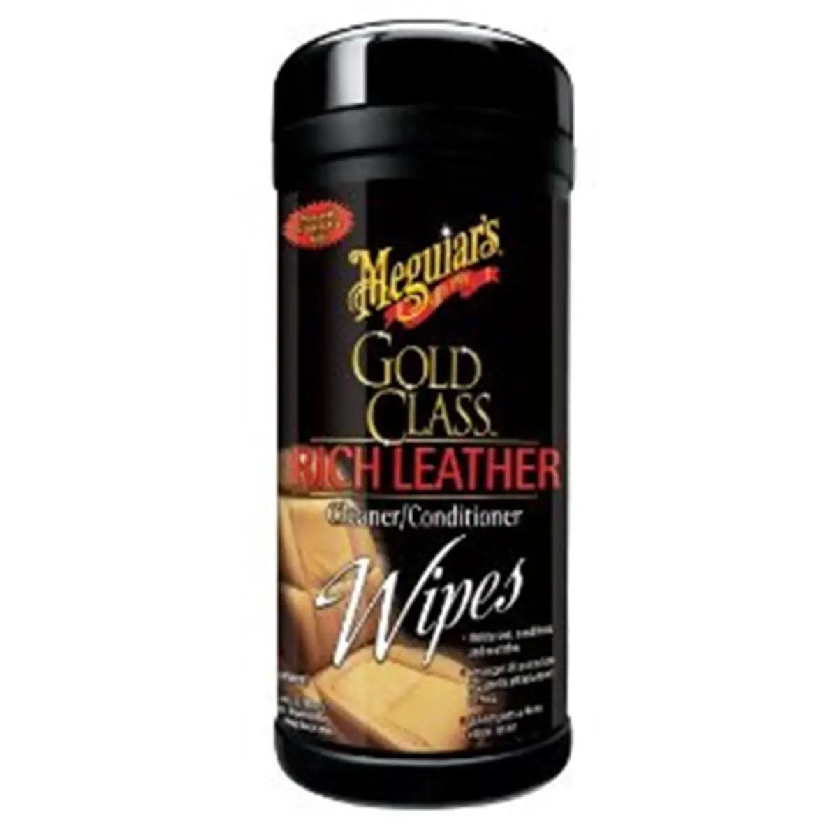 212 MAIN Meguiars Lint-Free Leather Wipes, 25-Wipe Canister Pack, Rich Conditioners & Moisturizer, Fights Premature Aging for Household Appliance Irons