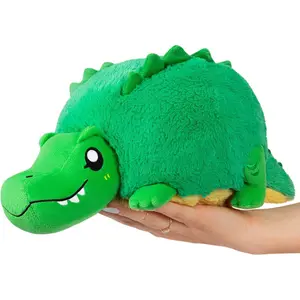 Squishable Mini Alligator 7" Plush Toy - Adorable Green Alligator with Spiky Armor - Perfect for Hugging and Collecting