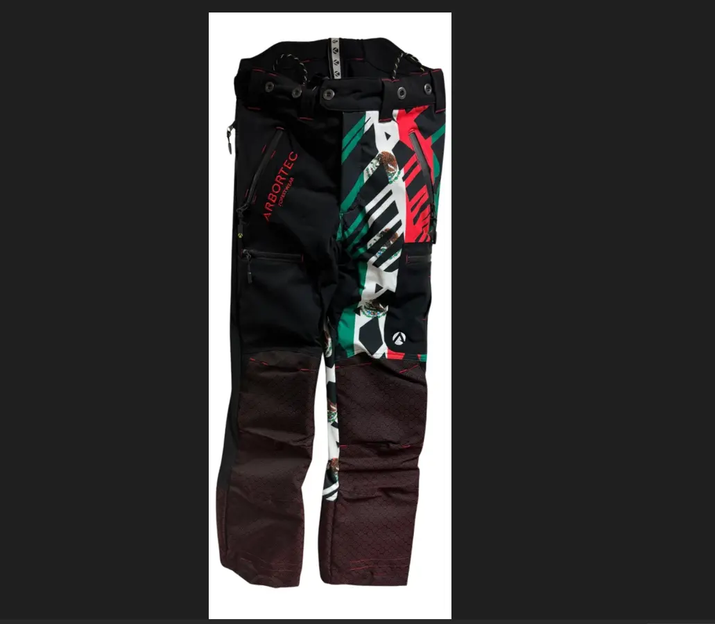 ARBORTEC-AT4060(US)-BK/MEXFLAG(GW) Breatheflex Pro 1 UL Rated Chainsaw Pants