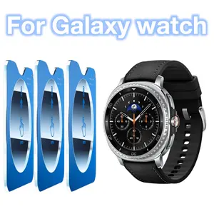 3pcs Galaxy Watch @025 Ultra Screen Protectors, Smart Watch Accessories, Compatible with  Watch 8 7 4 5 6 7 Models, 40mm 44mm 43mm 47mm, Tempered Glass, Easy Alignment, Smartwatch Accessories