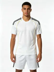 26 27 New Football Kit Set, Uefa Champions League Fan Jersey, Men's Sports, Short Sleeve Shirt, Shorts, Training Gear, Soccer Equipment