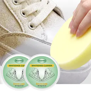 120g white shoe cleaner, waterless cleaning, convenient and fast, care and maintenance, easily removes various stubborn stains, suitable for white shoes of various materials, keeping shoes as white as new