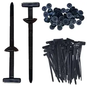 100pcs/50pcs Universal Nylon Tie Straps Set, Quick Release Plastic Clips, Ideal for Car Repair, Electrical Wiring, Home Renovation, Durable Use