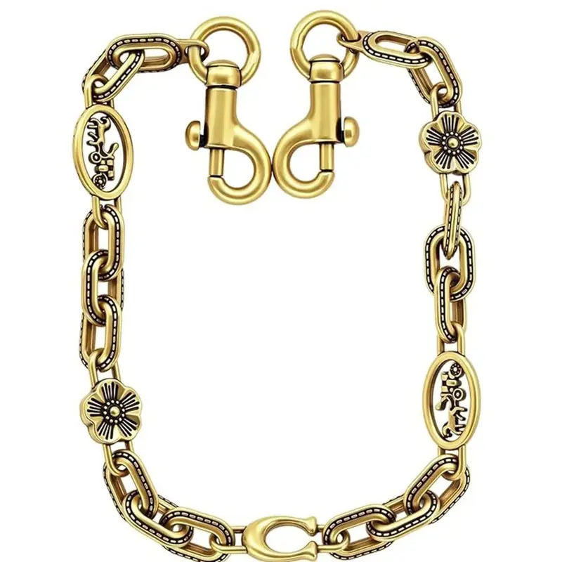 Chain Charm for Handbag, Purse Wallet &Pants Chain Jean Chains, Vintage Bag Strap Chains Extender