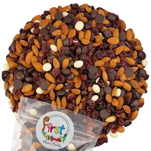 FirstChoiceCandy Probiotic Berry and Nut Snack Mix with Dark Chocolate Cranberries, Yogurt Peanuts, Raw Almonds, Dark Chocolate Discs (1 Pound)