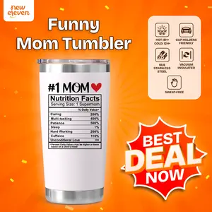 NewEleven Mothers Day Gifts For Mom From Daughter, Son, Kids - Unique Birthday Gift For Mom Wife, New Mother, Bonus Mama, Pregnant Mama - Funny Gifts Ideas For Mum - 20 Oz Tumbler