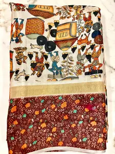 Premium Kalamkari saree
