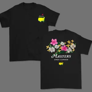 Masters Amen Corner Golf Shirt, Soft Vintage Cotton T-Shirt, Breathable Classic Collar, Casual Menswear, Trendy Sportswear Gift baggy compression gaiter Flag Print Hoodie Slim Shape Men's Moisture Wicking Unisex Thick Thighs Hip Hop Y2K Manga Graphic