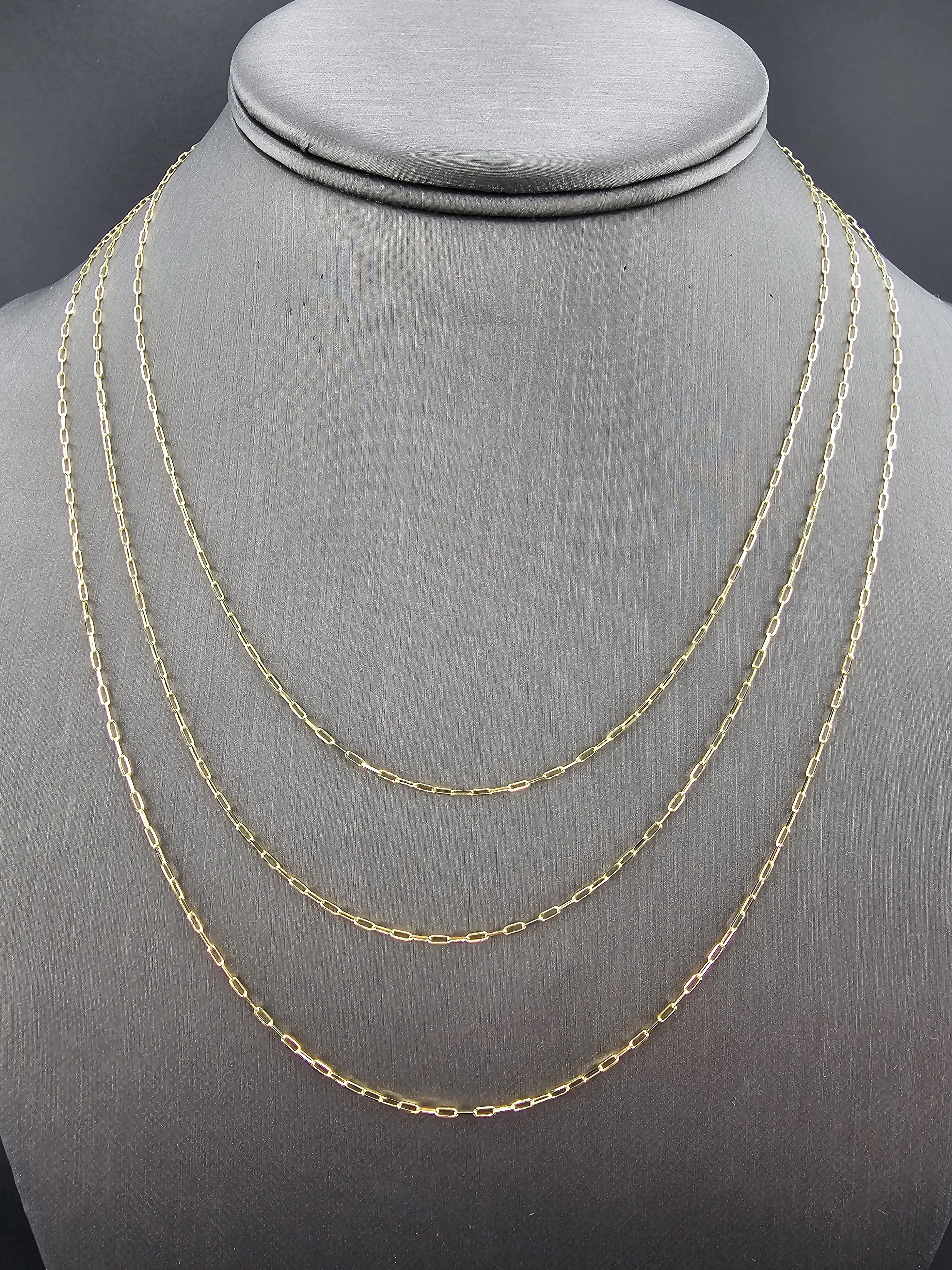 14K Gold Chain - Paperclip