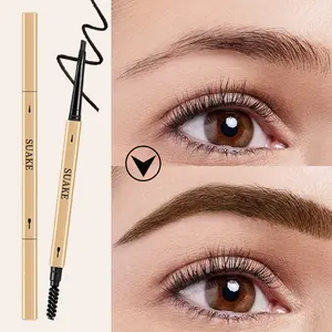 Waterproof Sweat-Proof Eyebrow Pencil, Long-Lasting Natural Look, Compact and Portable, Ideal for On-The-Go Use, Single Stick Design, Makeup Cosmetic