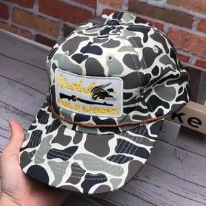 Camo Weatherby Duck Snapback – Trendy, Comfortable, and Perfect for Anyone