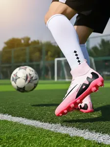 Unisex's Football Shoes, Durable High Top Football Shoes, Comfortable and Sturdy Football Boots for All Seasons, Football Field Boots