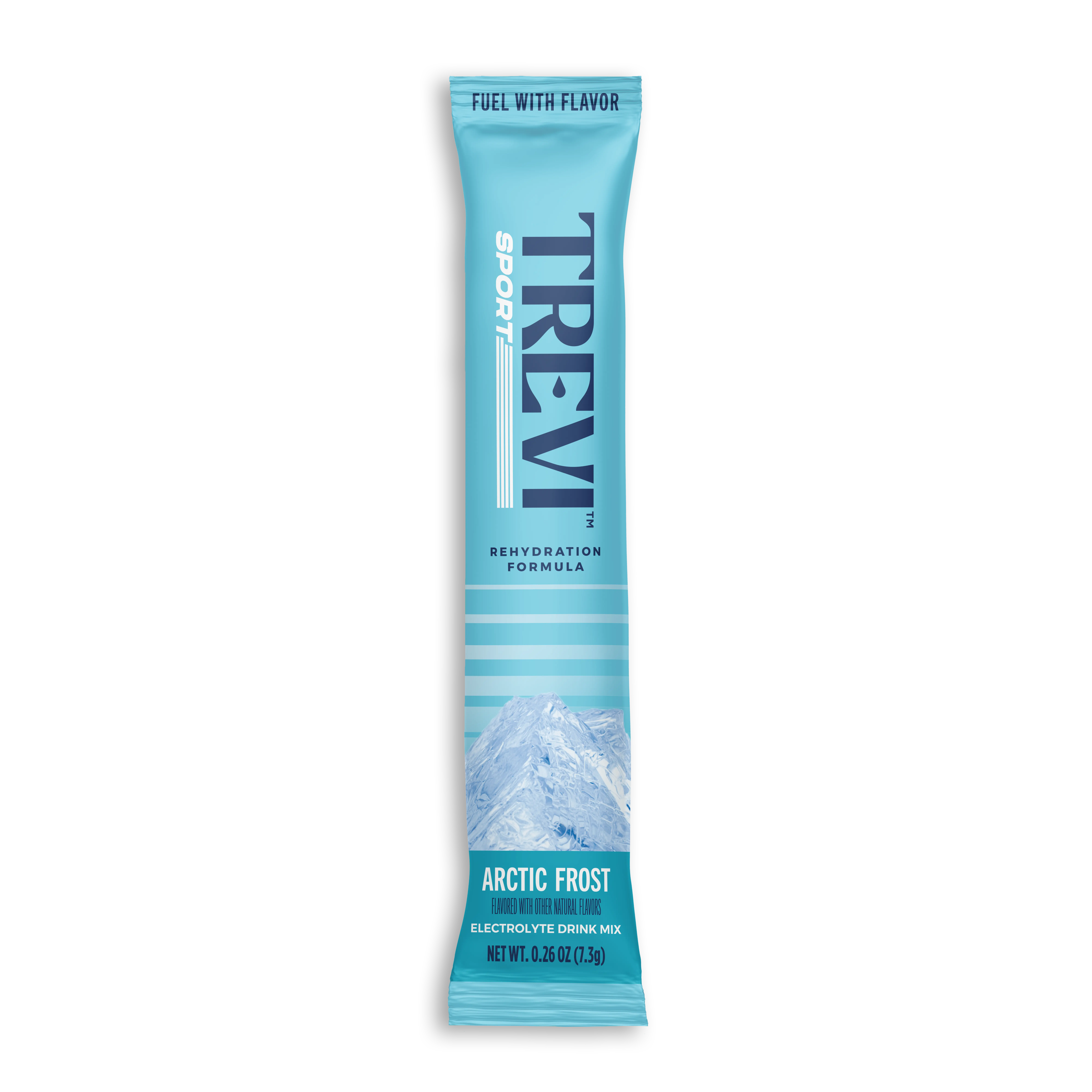 TREVI Sport Sugar Free Electrolytes - Rehydration Powder Packet Drink Mix - 20 Count - Arctic Frost