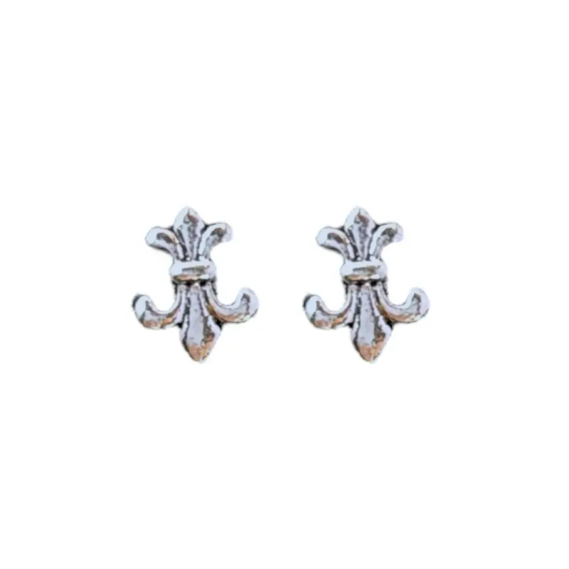 Small Mini Anchor Stud Earrings for Men Women Streetwear Hip Hop Punk Unisex Earrings
