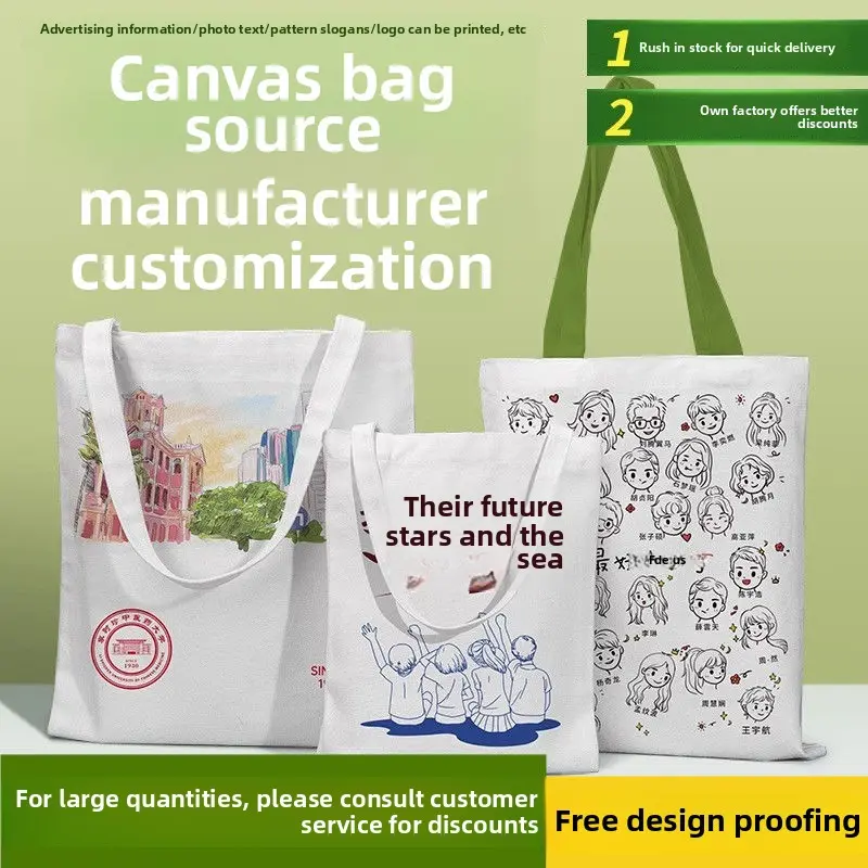 Personalized Canvas Bag with Logo